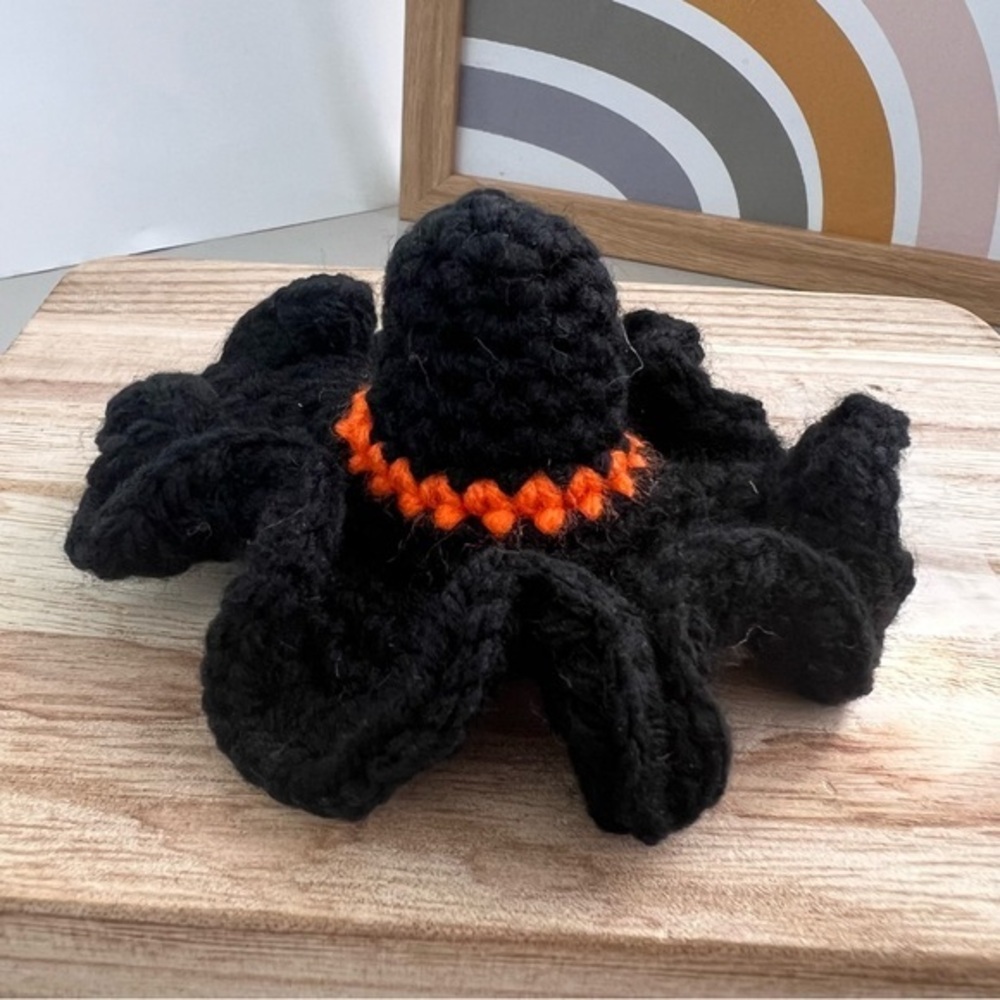 Handmade Crochet Witches Hat Hair Barrette Halloween